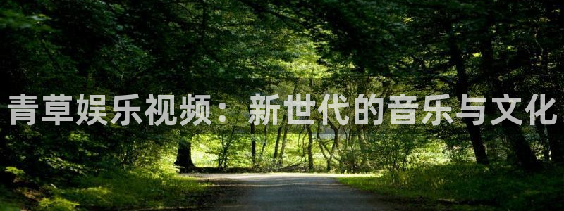 辉达平台体育代理申请流程：青草娱乐视频：新世代的音乐与文化